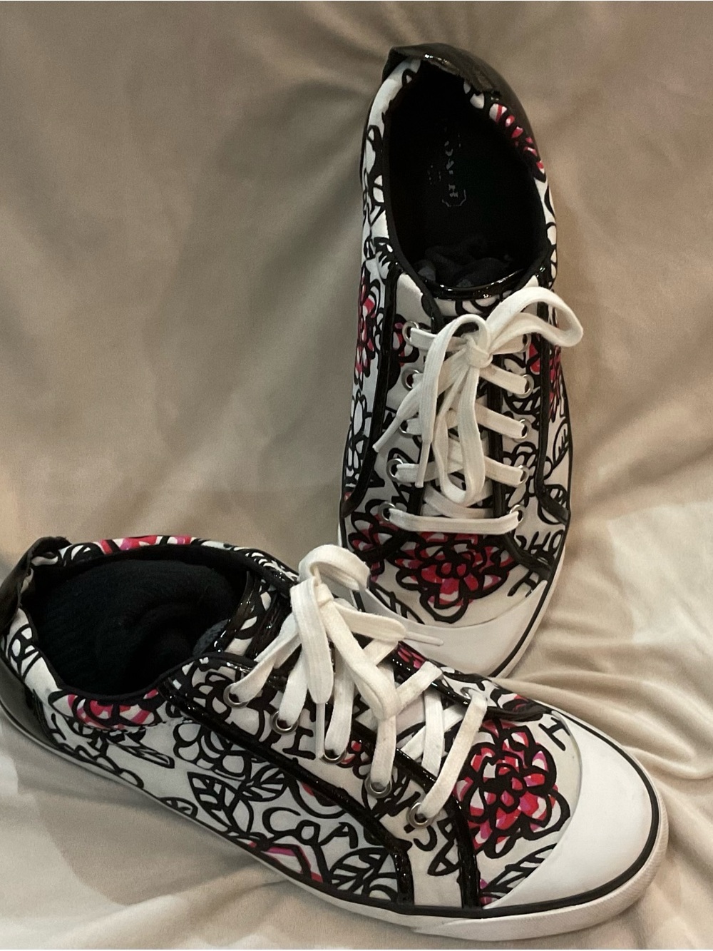 Coach Poppy Graffiti Sneakers